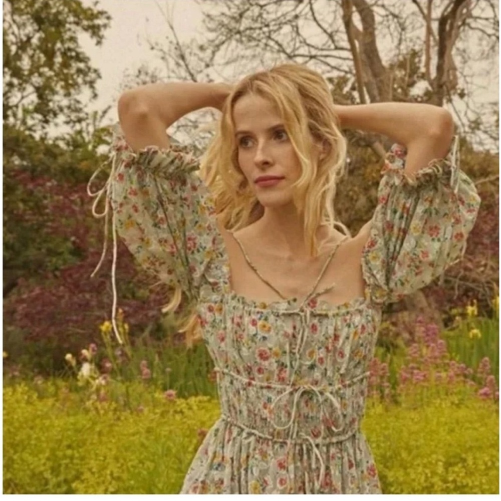 Dôen RARE NWT Aurelia Dress in Sunrise Blossoms Size S